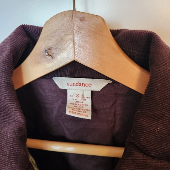 Sundance Quilted Olive Green Country Jacket Classic Sz. Small - Picture 3 of 4